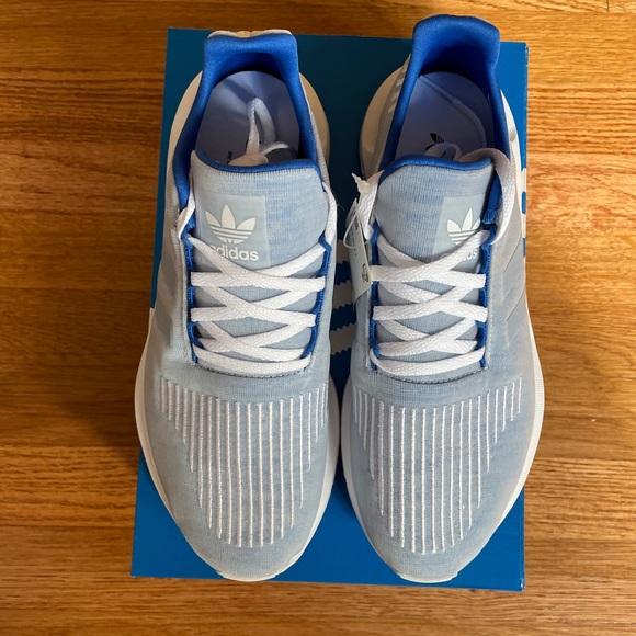 Adidas Swift Run Blue / White Shoes - Picture 4 of 7